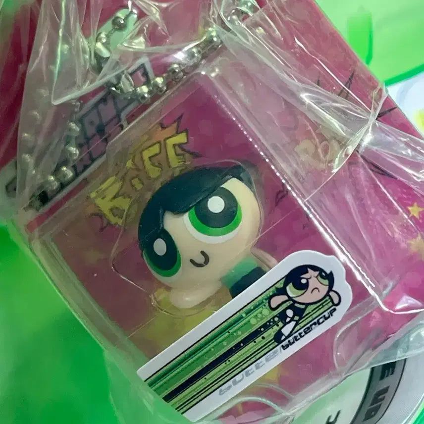 [BUNJANG] Powerpuff Girls Buttercup Gacha Keyring / 파워퍼프걸 버터컵 가챠 키링