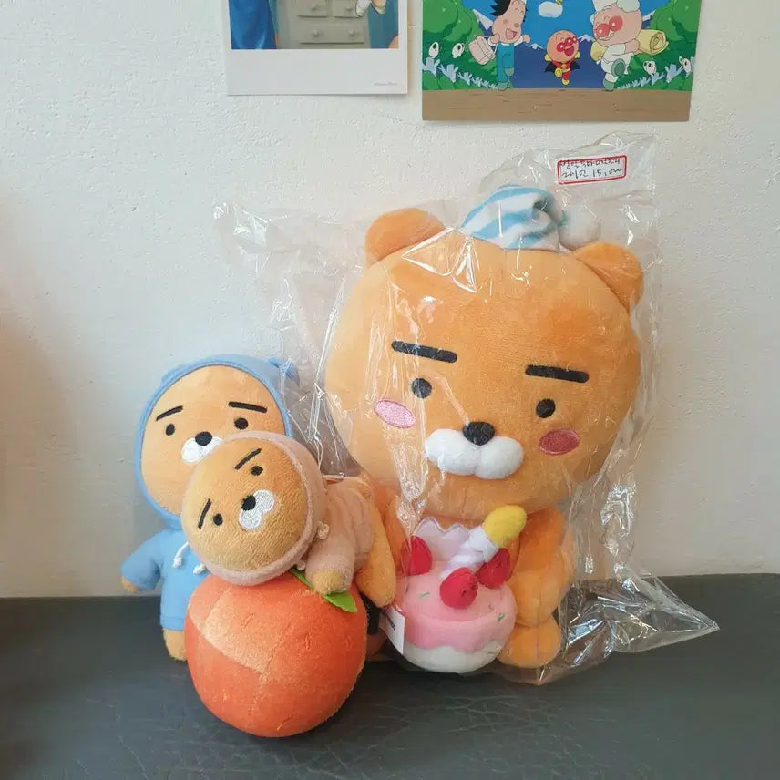 [BUNJANG] Kakao Friends Ryan Doll Bundle Set / 카카오프렌즈 라이언 인형 일괄