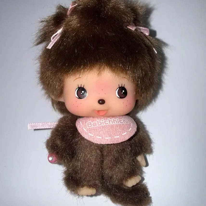 [BUNJANG] Monchhichi Baby Monchhichi Big Head Girl Doll / 몬치치 베비치치 빅헤드 여아 인형