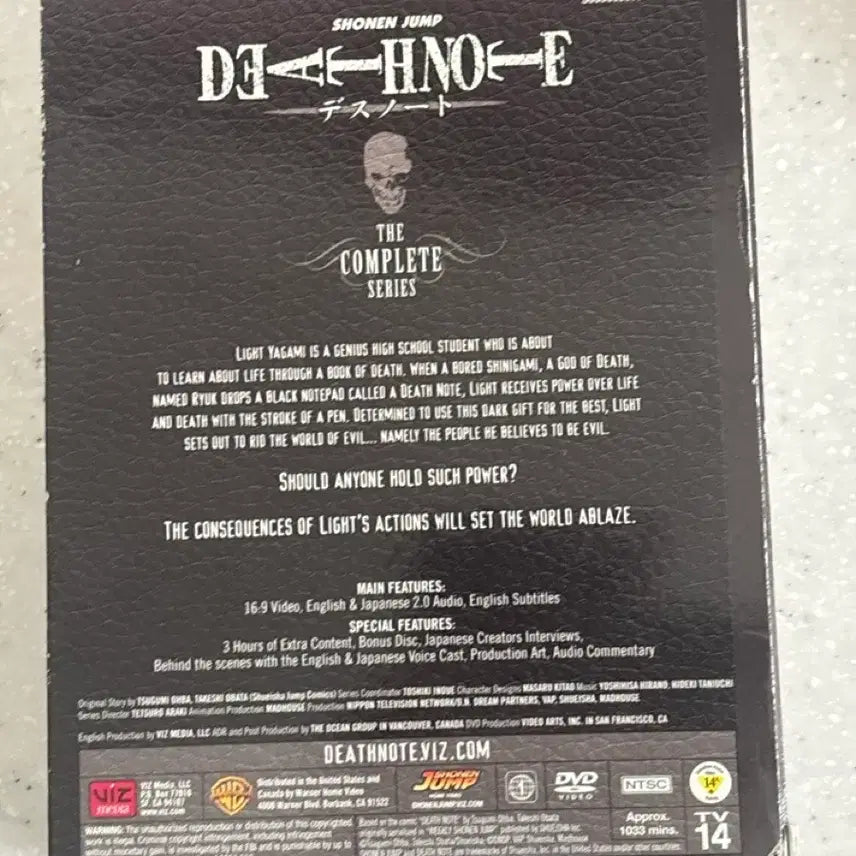 [BUNJANG] Death Note Anime DVD English Dub No Subtitles / (~8/17)데스노트 dvd 한글 무자막/ 영어,일본어 더빙