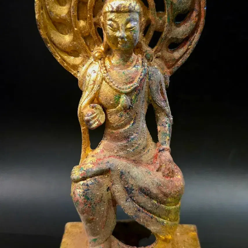 [BUNJANG] Gilt Bronze Seated Avalokitesvara Statue / 금동 관음보살 좌상