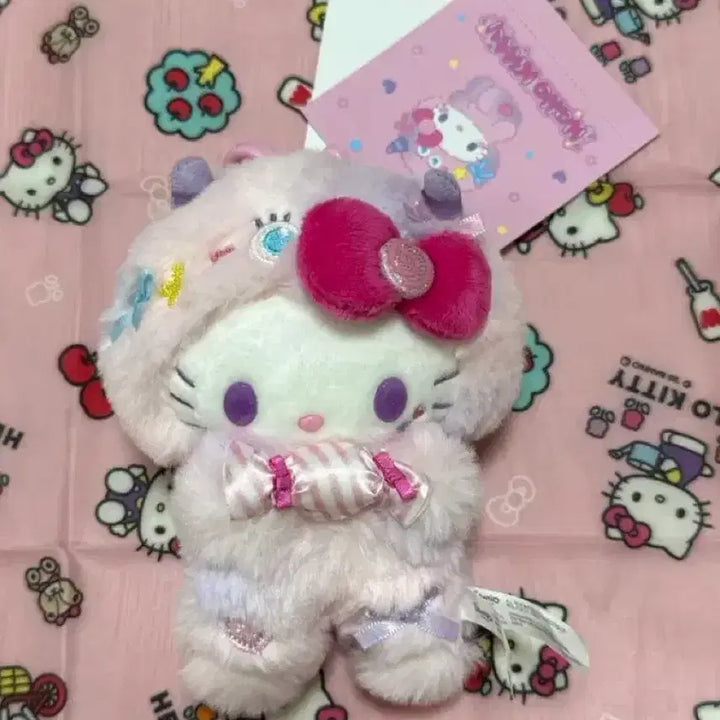 [BUNJANG] Sanrio Colorful Pop Monster Series Kitty Makko Doll / 산리오 다채로운 팝 몬스터 시리즈 키티 마코