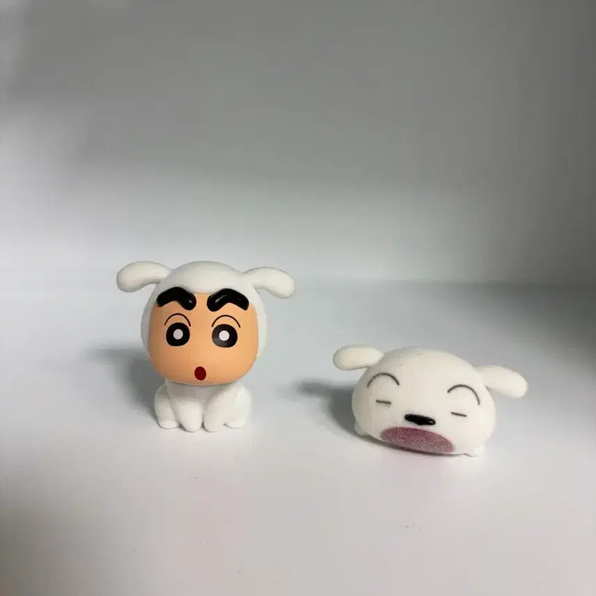 [BUNJANG] Bandai Crayon Shin-chan Shiroi Inu 2-Set Gacha Figures / 반다이  짱구는 못말려 짱구 흰둥이 2set 가챠 피규어