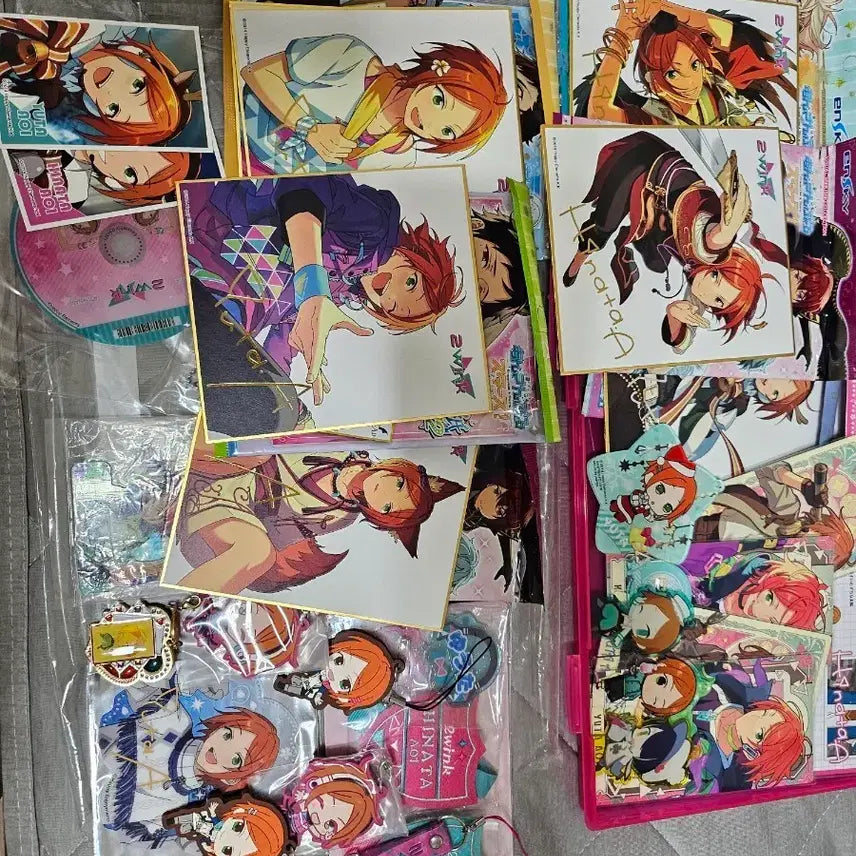 [BUNJANG] Ensemble Stars 2wink Hinata Yuta Merchandise Bundle Set / 앙상블 스타즈 2wink 히나타 유우타 굿즈 일괄