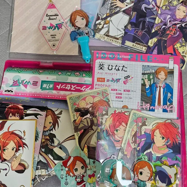 [BUNJANG] Ensemble Stars 2wink Hinata Yuta Merchandise Bundle Set / 앙상블 스타즈 2wink 히나타 유우타 굿즈 일괄
