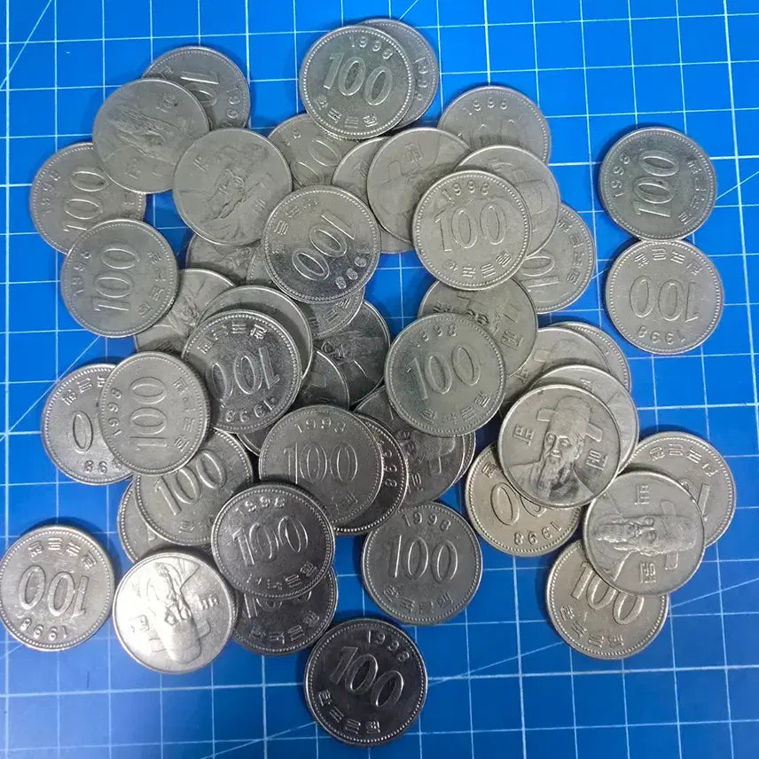 [BUNJANG] 1998 100 Won Coin Roll (50 pieces) / 1998년 100주 1롤 50개 전부