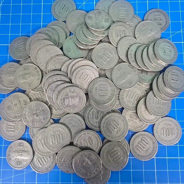 [BUNJANG] 1971 100 Won Coin Bundle Set (100 coins) / 1971년 100주 100개 2롤 일괄