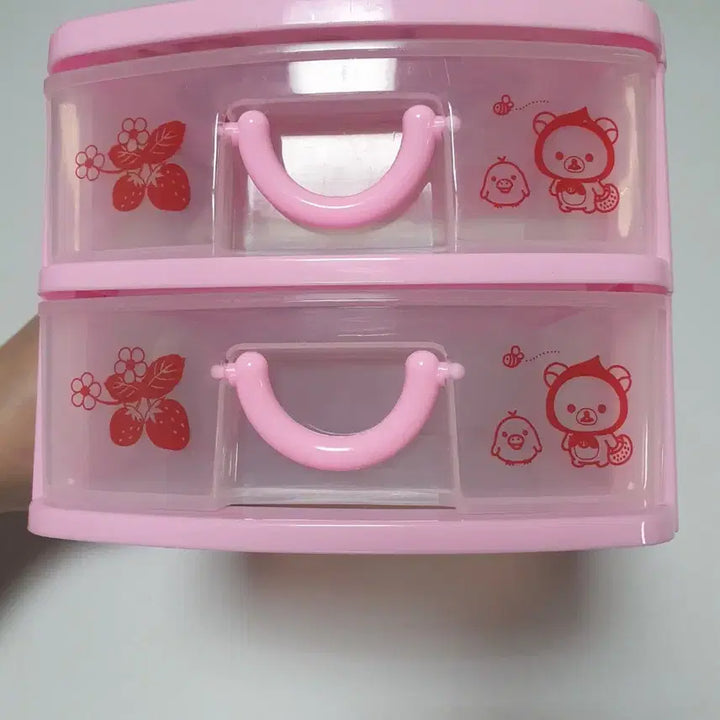[BUNJANG] Classic Strawberry Rilakkuma Storage Box / 고전 딸기코리락쿠마 서랍함