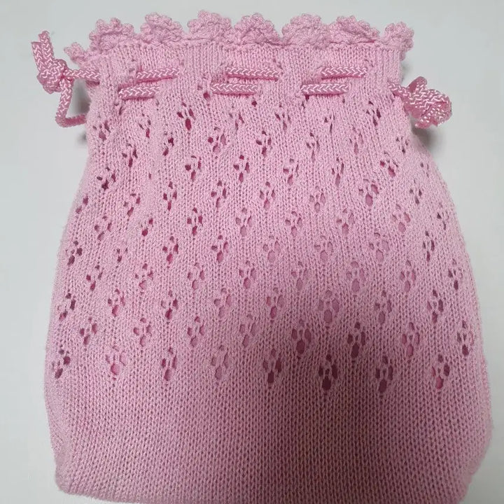 [BUNJANG] My Melody Knit Pouch / 고전 니트 뜨개 마이멜로디 파우치