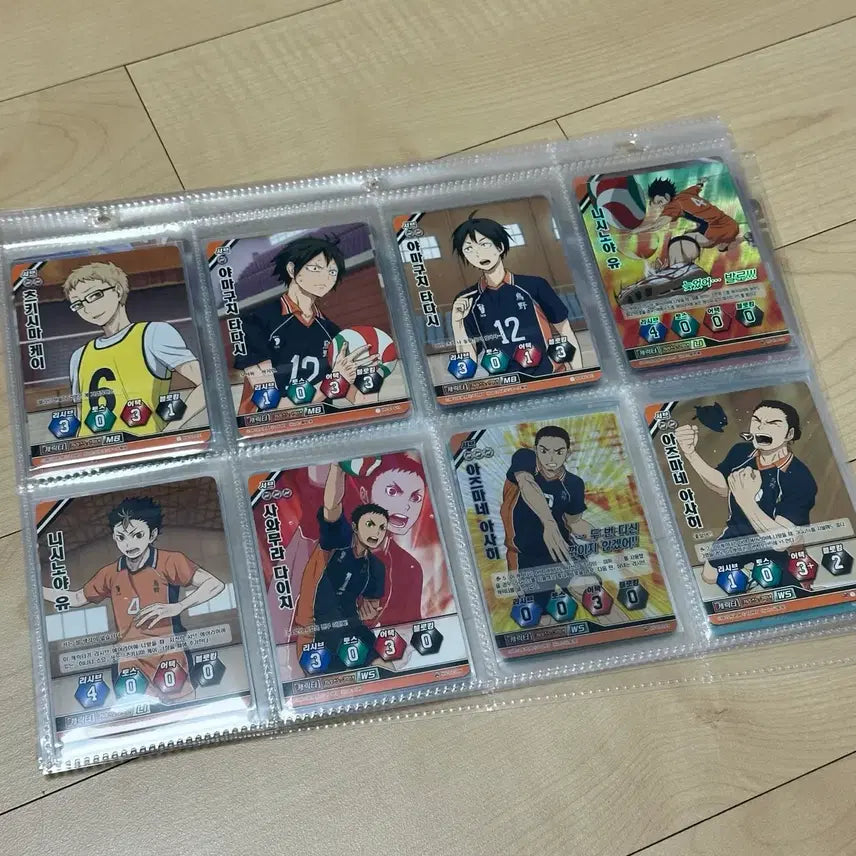 [BUNJANG] Haikyuu! "Idol" Card (Korean Edition) Bundle Set / 하이큐 바보카(한글판) 일괄