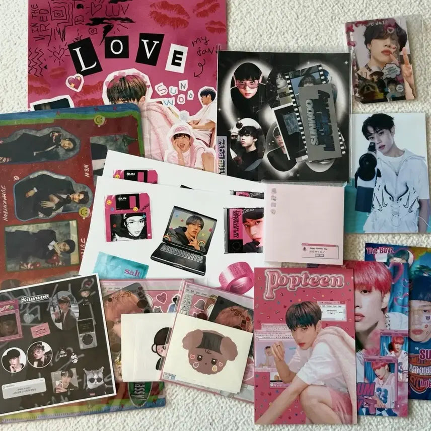 [BUNJANG] The Boyz Sunwoo MD Bundle Set / 더보이즈 선우 엠디 생카 특전 일괄