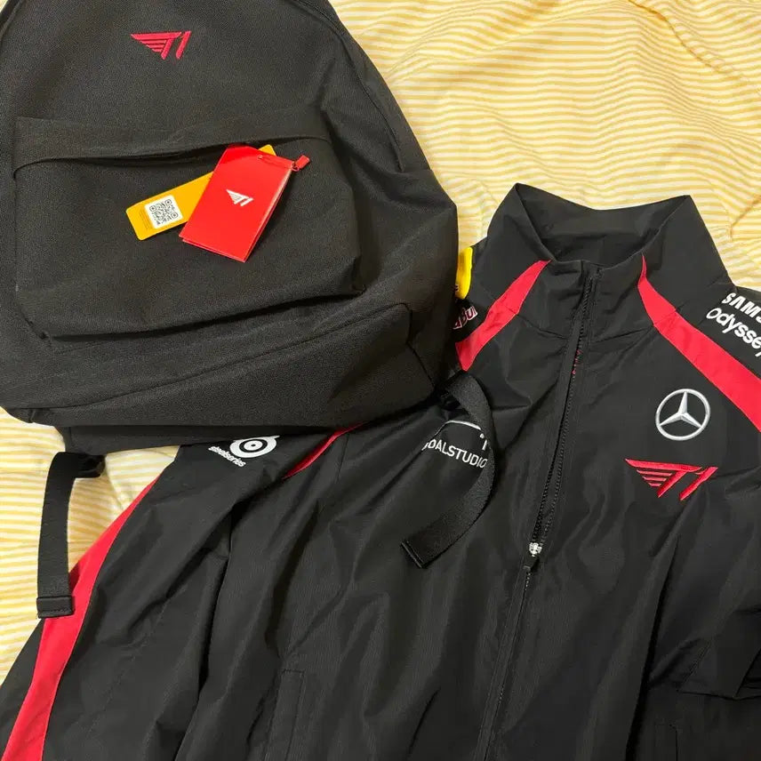 [BUNJANG] T1 2024 Keria Jacket Bundle / 티원 백팩 (택o) + 2024 자켓 케리아 마킹  L 사이즈