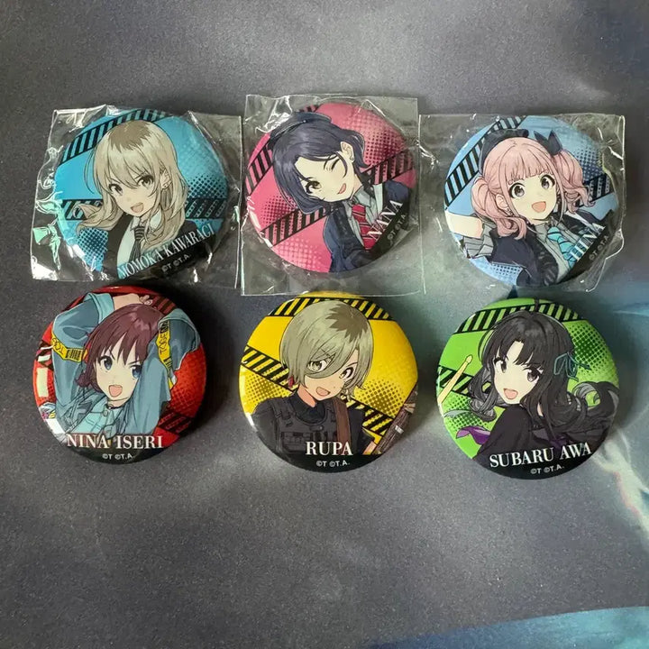 [BUNJANG] Bocchi the Rock! Can Badge Set (6 Types) / (6종) 걸즈밴드크라이 캔뱃지 6종