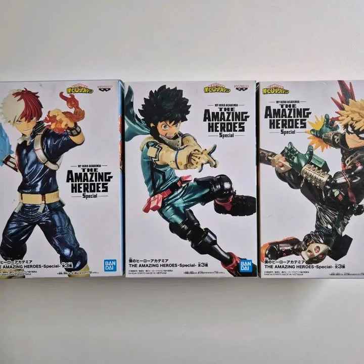 [BUNJANG] My Hero Academia Amazing Heroes Special Figure Set (3 Types) / 나의 히어로 아카데미아 어메이징히어로즈  피규어 3종 세트