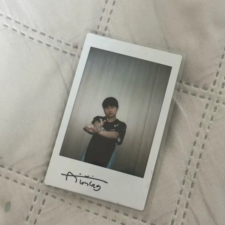 [BUNJANG] Dplus KIA Aiming Signed Polaroid Photocard / 디플러스 기아 에이밍 친필 폴라로이드 포카 딮기 에이밍 김하람 폴라 포카
