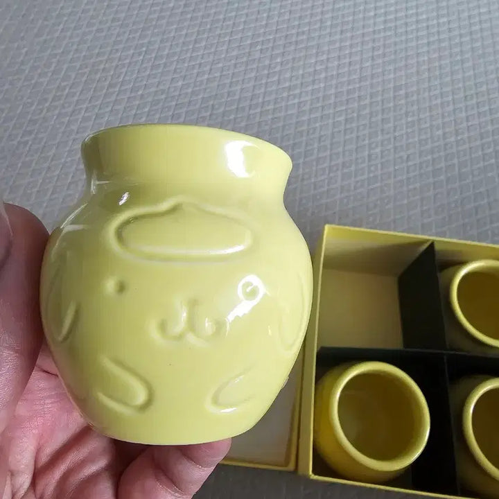 [BUNJANG] Classic Pompompurin Ceramic Cup Set / 고전 폼폼푸린 도기잔세트