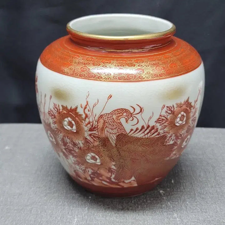 [BUNJANG] Gudani White Porcelain Gold Pheasant Jar / 구다니 백자 금공작문호