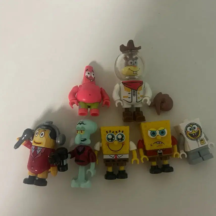 [BUNJANG] SpongeBob SquarePants Mini Figures Bundle Set / 레고 호환 스폰지밥 미니피규어 일괄 판매