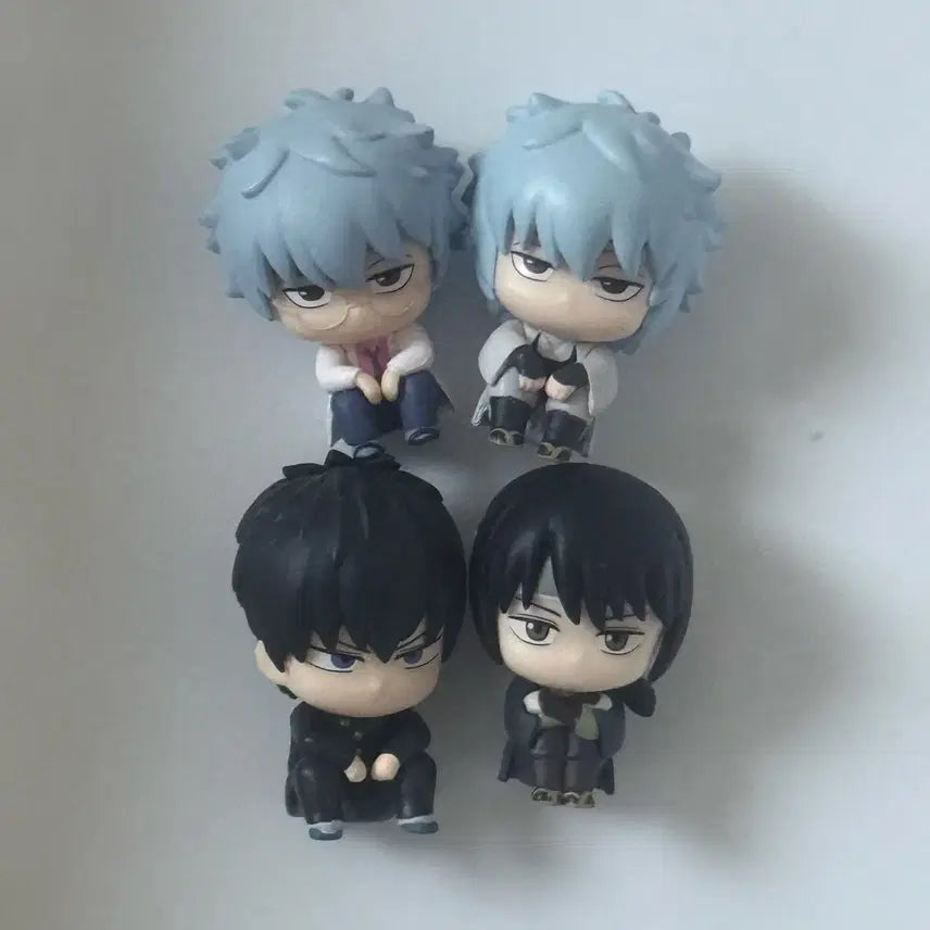 [BUNJANG] Gintama White Night King Gintoki Katsura Hijikata Figure Gacha Set / 은혼 마치보케 백야차 긴토키 카츠라 삼젯 긴파치 히지카타 피규어 가챠