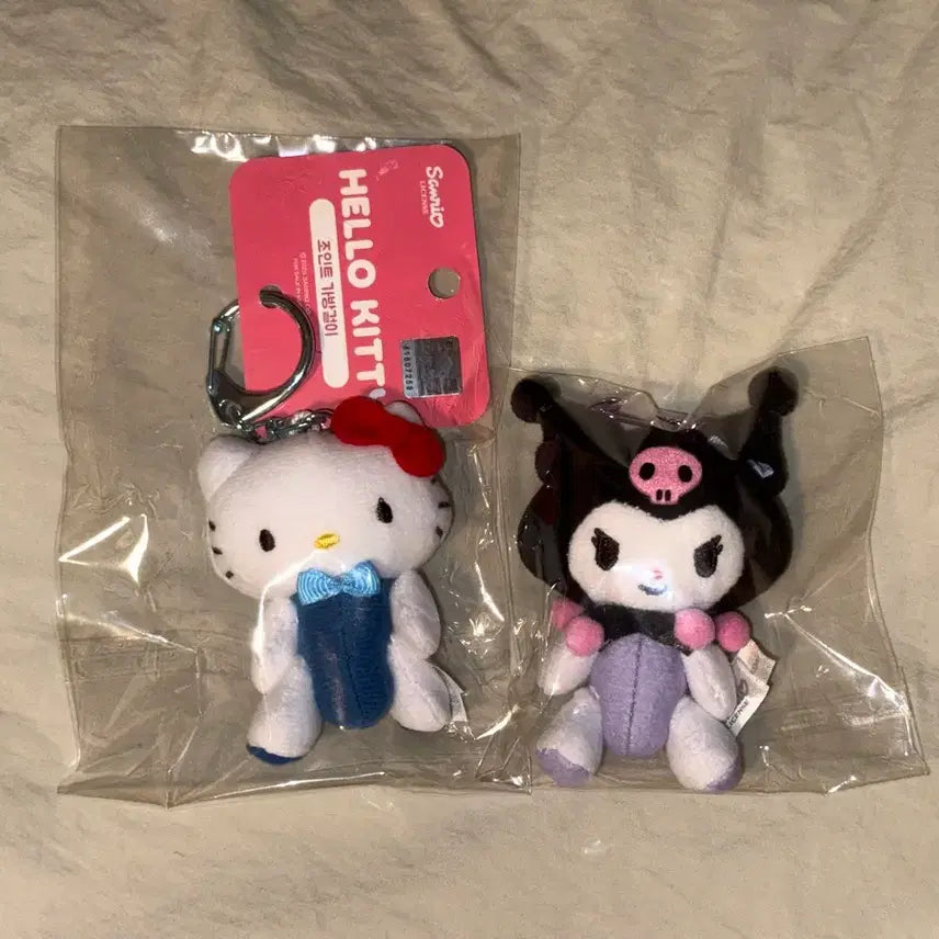 [BUNJANG] Sanrio Joint Bag Charm Doll Keychain - Hello Kitty / Kuromi / 산리오 조인트 가방걸이 인형키링 헬로키티/쿠로미 일본고전문구산엑스가챠