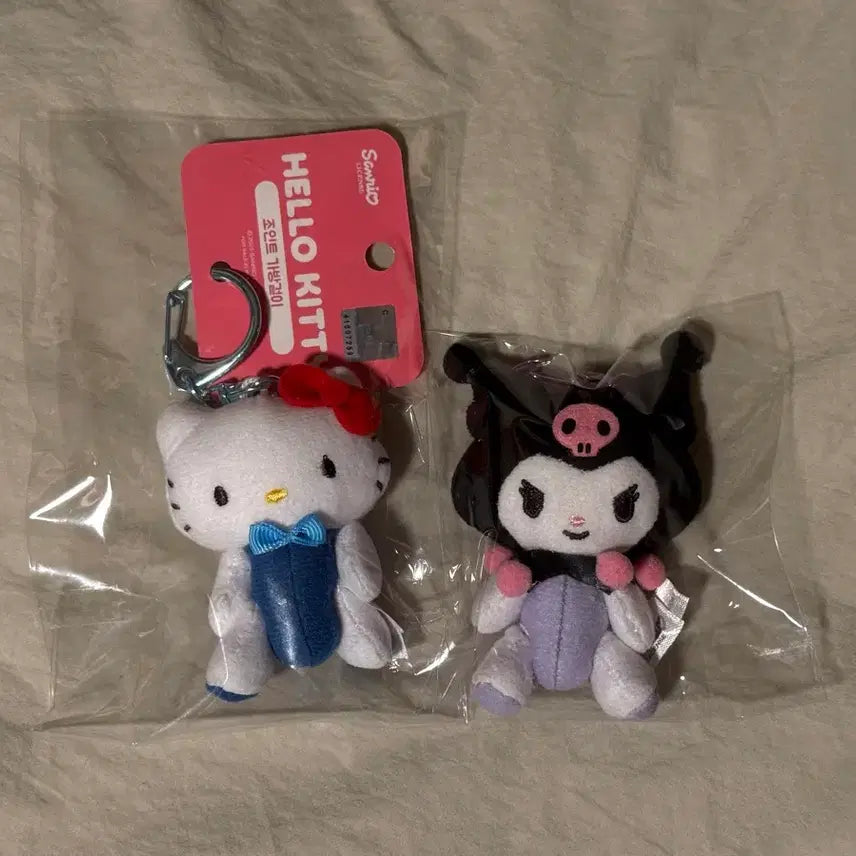 [BUNJANG] Sanrio Joint Bag Charm Doll Keychain - Hello Kitty / Kuromi / 산리오 조인트 가방걸이 인형키링 헬로키티/쿠로미 일본고전문구산엑스가챠