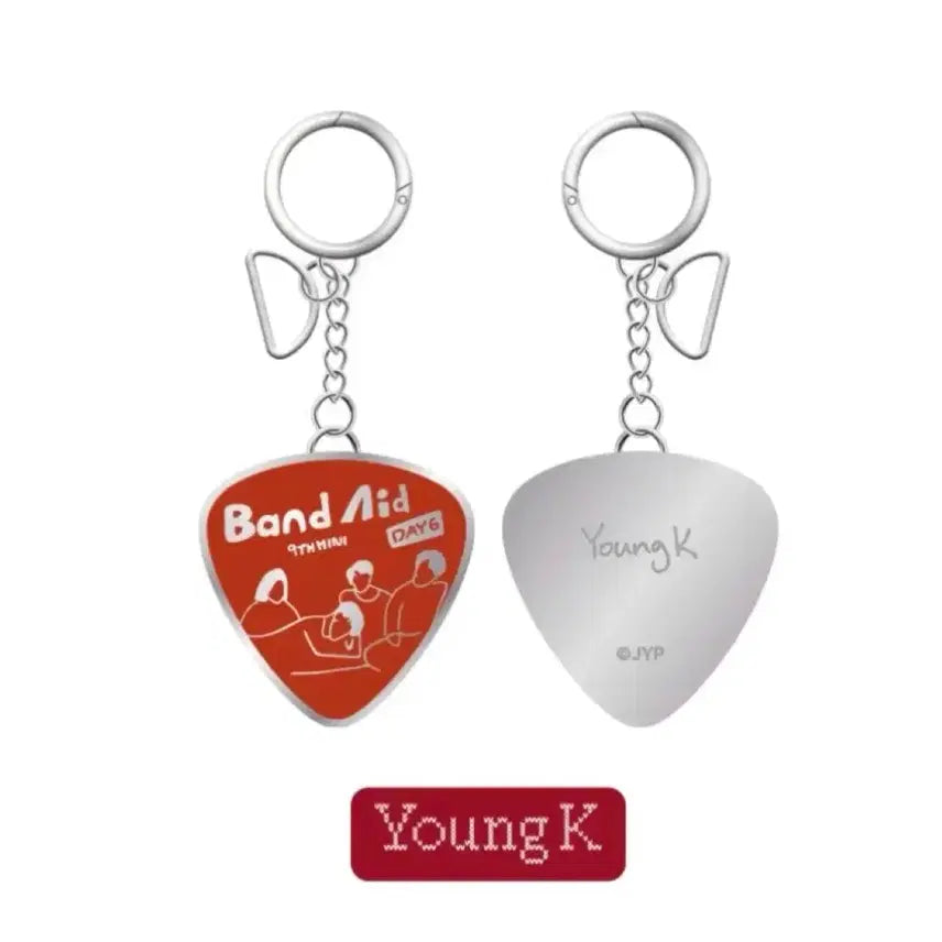[BUNJANG] DAY6 Young K Club Concert Goods Plectrum Keychain / 데이식스 클콘 굿즈 영케이 피크 키링