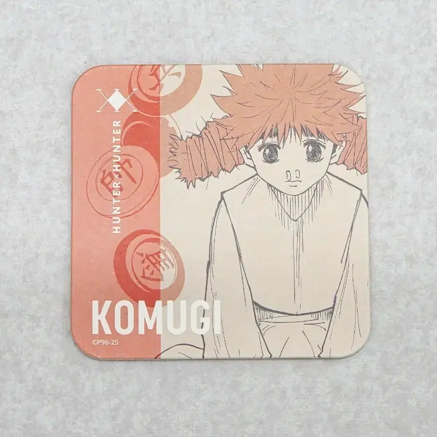 [BUNJANG] Hunter x Hunter Komugi Original Art Coaster / 헌터헌터 헌헌 점프샵 코무기 원화 아트 코스터 판매