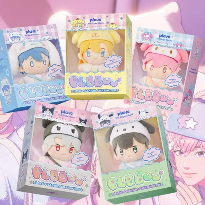 [BUNJANG] PLAVE Sanrio Character Dolls Bundle Set / 플레이브 산리오 캐릭터 인형 일괄
