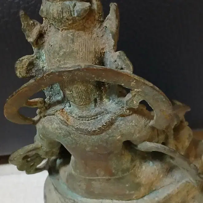 [BUNJANG] Tibetan Esoteric Buddhism Bronze Zambala / 티베트밀교양식 청동잠빌라보살