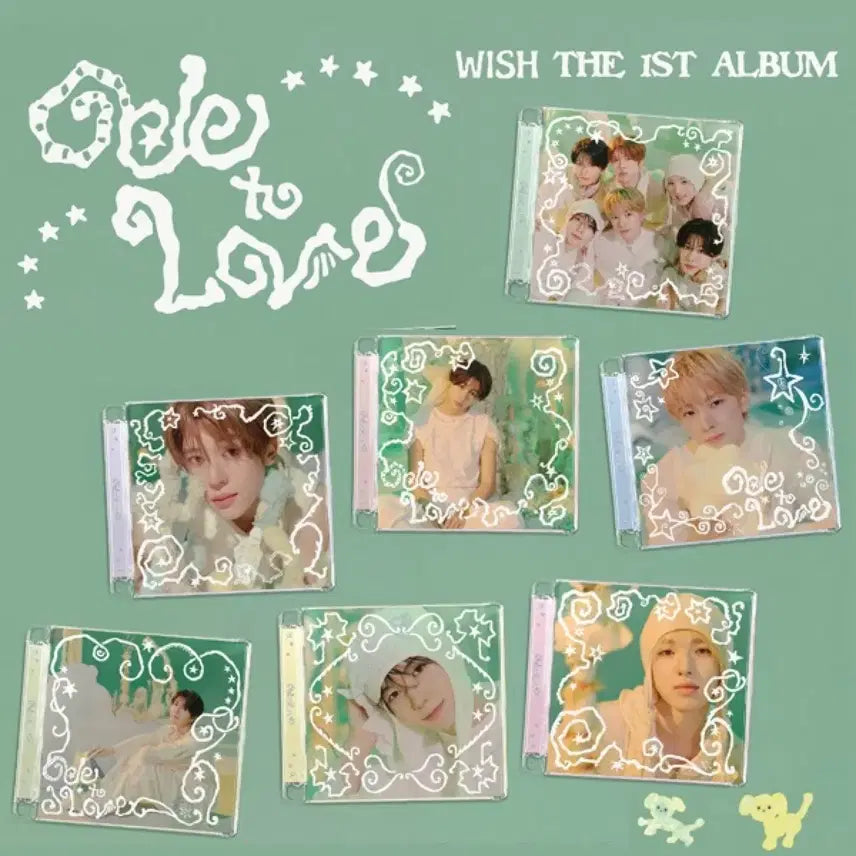 [BUNJANG] NCT WISH Apple Music Lucky Draw Photocard + Jewel Album 7-Card Set / 엔시티위시 애플뮤직 영통 미공포 + 쥬얼 7장 세트 판매