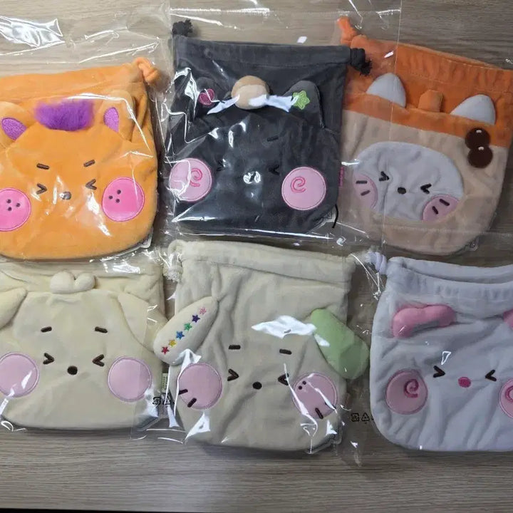 [BUNJANG] NCT WISH Wish N Mini Pouch Bundle Set (Sealed) / 미개봉 엔시티위시 위시니니 파우치 일괄