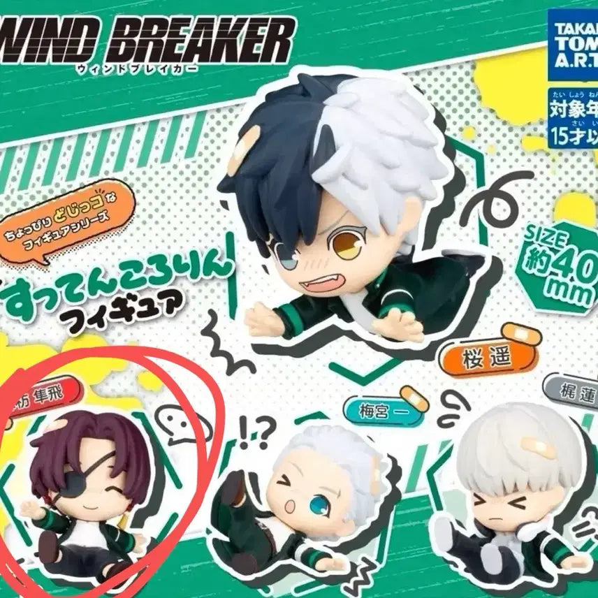 [BUNJANG] Windbreaker GACHA Unsealed / 윈드브레이커 윈브레 스오 꽈당 가챠 미개봉