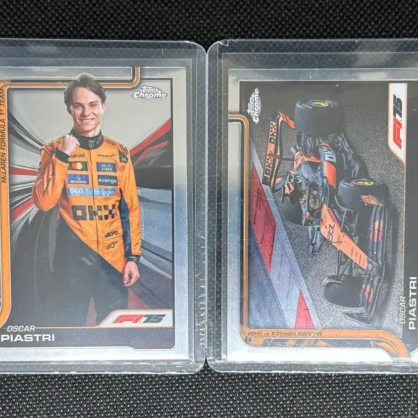 [BUNJANG] 2025 Topps Chrome F1 Oscar Piastri Card Set / 2025 탑스 크롬 F1 오스카 피아스트리 카드 세트