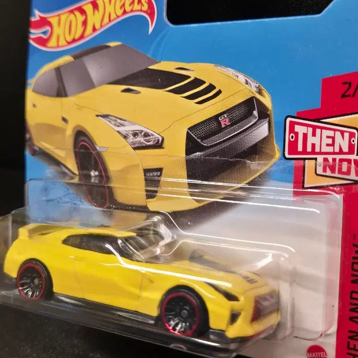 [BUNJANG] Hot Wheels Nissan GT-R R35 Yellow Die-cast Car / 핫휠 닛산 GT-R R35 옐로우 미니카 다이캐스트