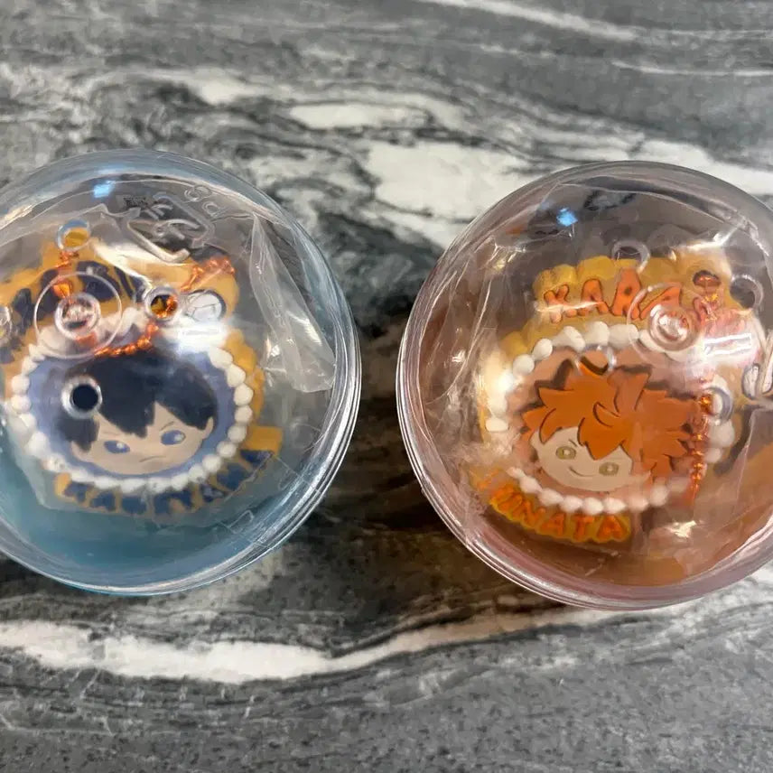 [BUNJANG] Haikyu!! Cookie Rubber Mascot Keyring Set (2 Types) / (새상품) 하이큐!! 쿠키 러버 마스코트 키링 2종 세트