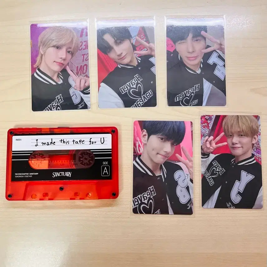 [BUNJANG] TXT Sanctuary Cassette Tape (Unsealed, Full Set) / (개봉 풀구성) 투바투 생츄어리 카세트 테이프