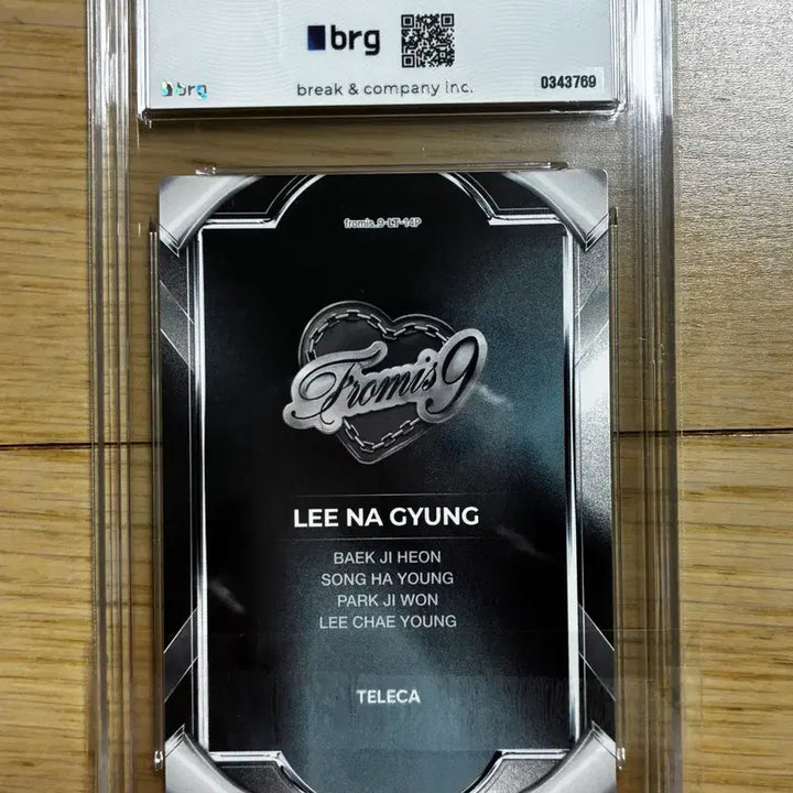[BUNJANG] fromis_9 Lee Nagyung Limited Edition Blue Telecard / 프로미스나인 리미티드 에디션 이나경 블루 50장 한정 테레카