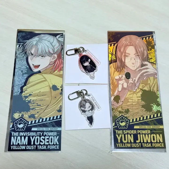 [BUNJANG] Byeoljeongjik Gongmuwon Acrylic Keyring Ticket Kang Chana Yoon Jiwon Nam Yoseok / 별정직 공무원 아크릴 키링 티켓 강차나 윤지원 남요석