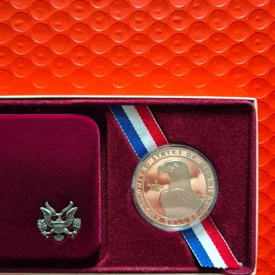 [BUNJANG] 1984 Los Angeles Olympics Commemorative Silver Coin / 1984년 LA 올림픽 기념 은화