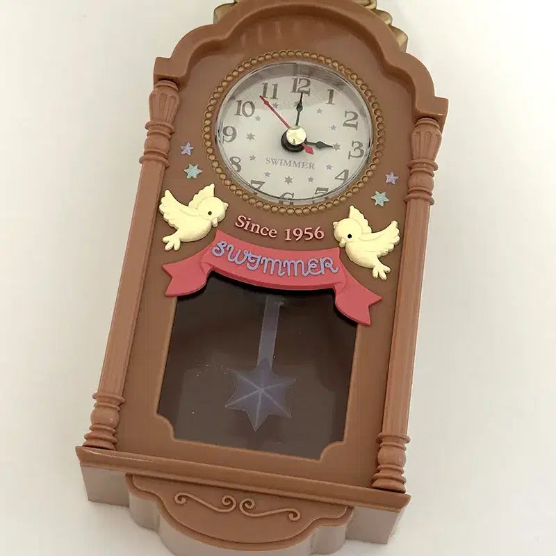 [BUNJANG] SWIMMER Brown Wall Clock / 일본 스위머 SWIMMER 벽시계_브라운