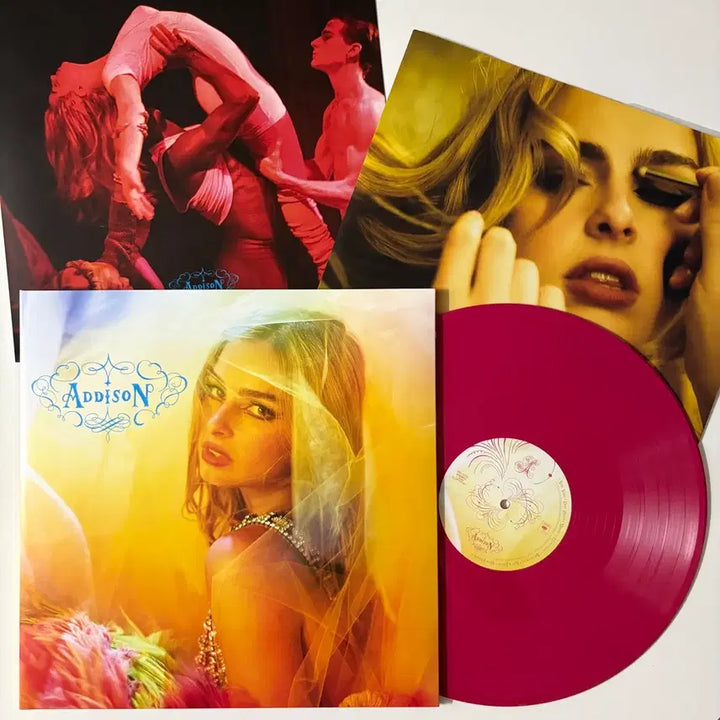 [BUNJANG] Addison Rae 1st Album Limited Edition Magenta Color LP / 에디슨 레이(addison rae) 1집 한정판 컬러 LP
