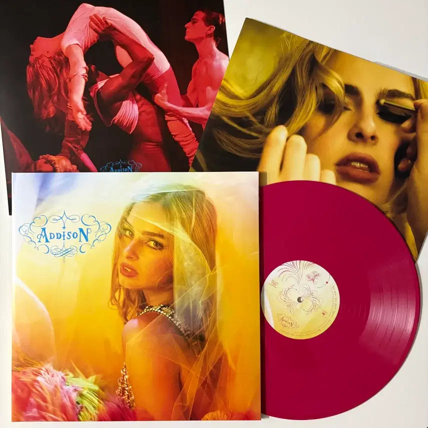 [BUNJANG] Addison Rae 1st Album Limited Edition Magenta Color LP / 에디슨 레이(addison rae) 1집 한정판 컬러 LP