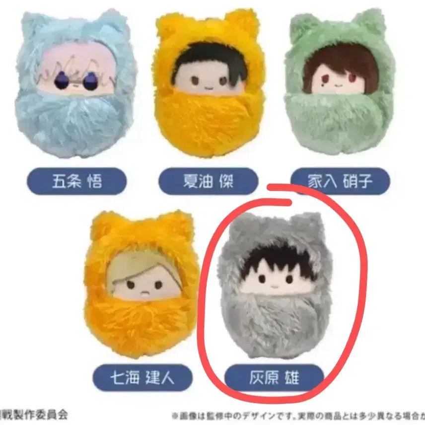 [BUNJANG] Jujutsu Kaisen Kaigyoku Gyokusetu Haibara Plush Doll / 주술회전 회옥옥절 타피누이 하이바라