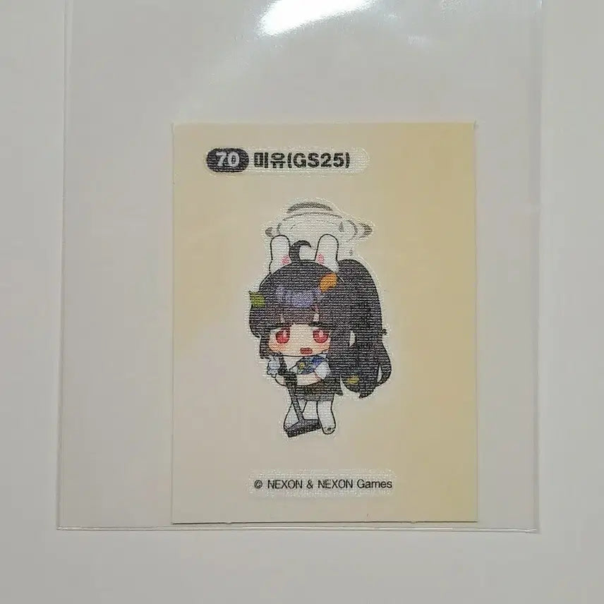 [BUNJANG] Blue Archive Miyu Sticker Pack (GS25 Exclusive) / 블루아카이브 gs25 미유 띠부씰
