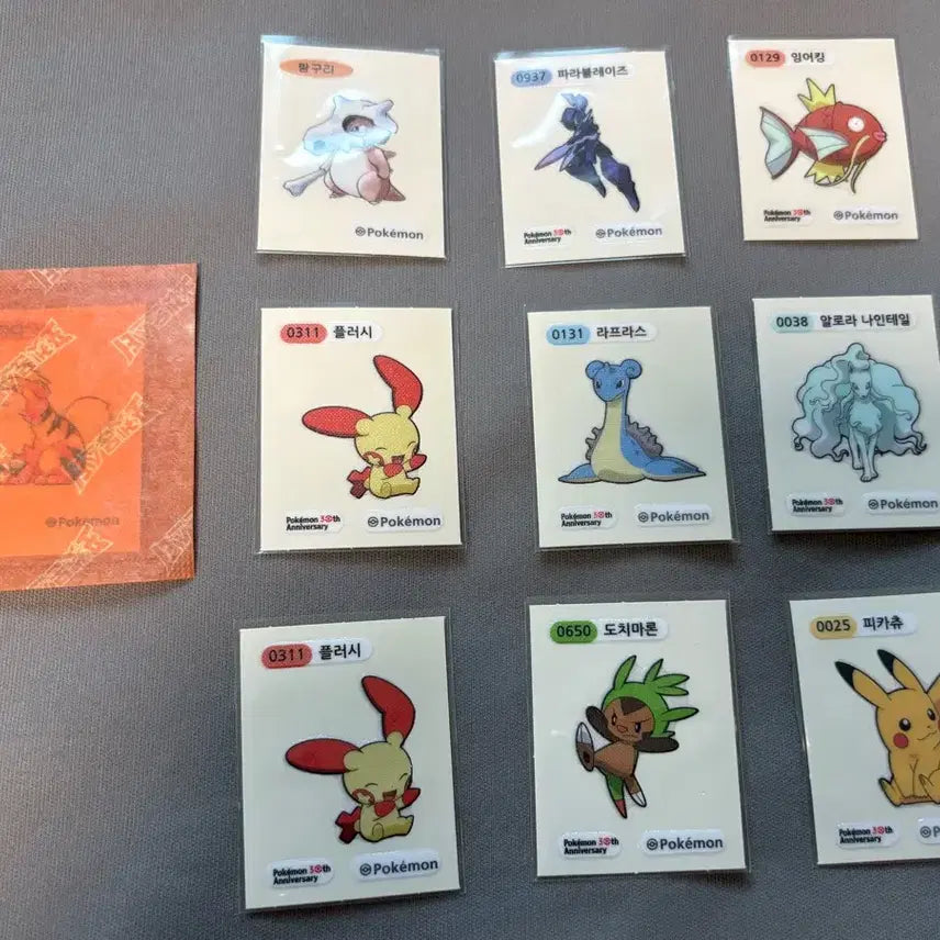 [BUNJANG] Pokemon Artwick &amp; Season 5 Sticker Bundle Set / 포켓몬 아트윅&amp;시즌5 띠부씰 일괄