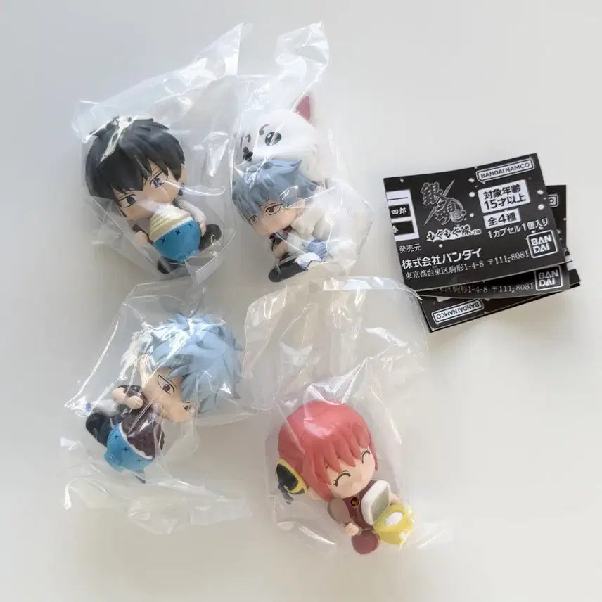 [BUNJANG] Gintama Mogumogu Gacha Full Set / 은혼 모구모구 가챠 긴토키 카구라 히지카타 사다하루 풀세트