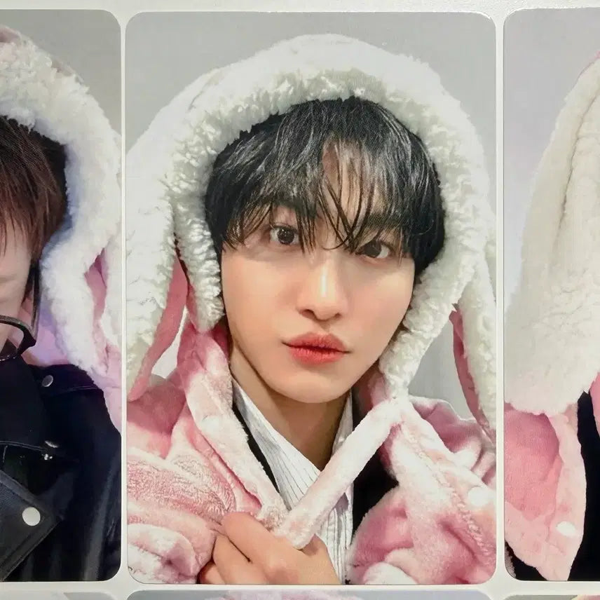 [BUNJANG] Ateez Seonghwa Rabbit Blanket Photocard / 에이티즈 성화 토끼담요 포카 포토카드 ateez