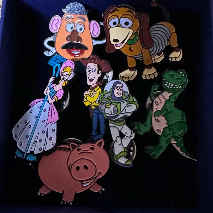 [BUNJANG] Pixar Toy Story Vintage Badge Set / 픽사 토이스토리 빈티지 뱃지