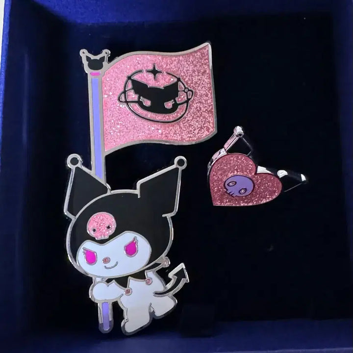 [BUNJANG] Sanrio Kuromi Project Badge / 산리오 쿠로미 프로젝트 뱃지