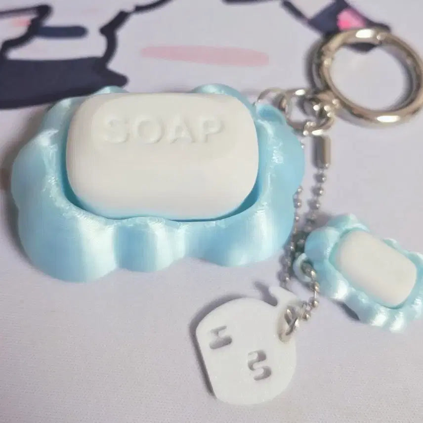 [BUNJANG] Melon House Warm Blue Soap Clicker / 메론하우스 웜블루 비누클릭커 + 덤 클릭커 5개